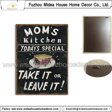 New Design Home Decor Food Style Metal Wall Plaque